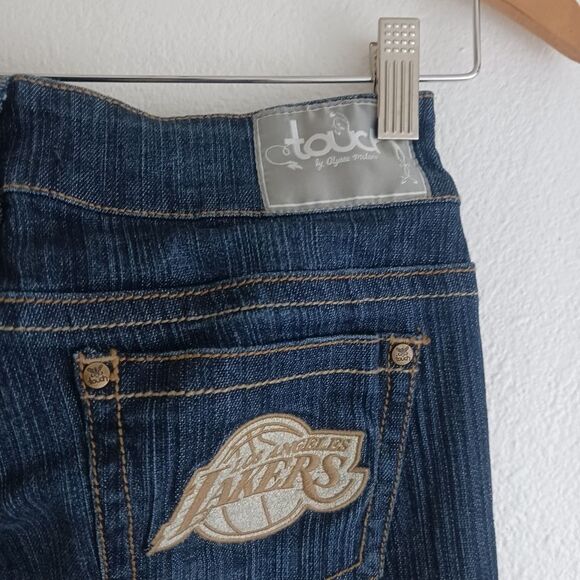 Touch Jeans By Alyssa Milano Nba Lakers Fan Girls size 25 - Picture 7 of 8